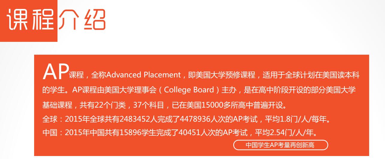 AP課程介紹